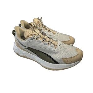 Men’s Puma lite Trail Running Shoes Green, grey, beige | Size 9.5 US